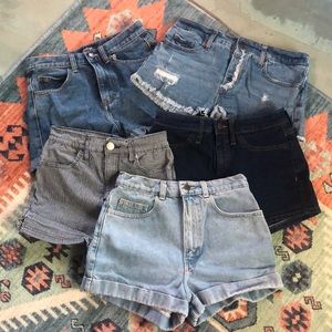 Jean Shorts Lot - sz 4/6 - 5 pairs